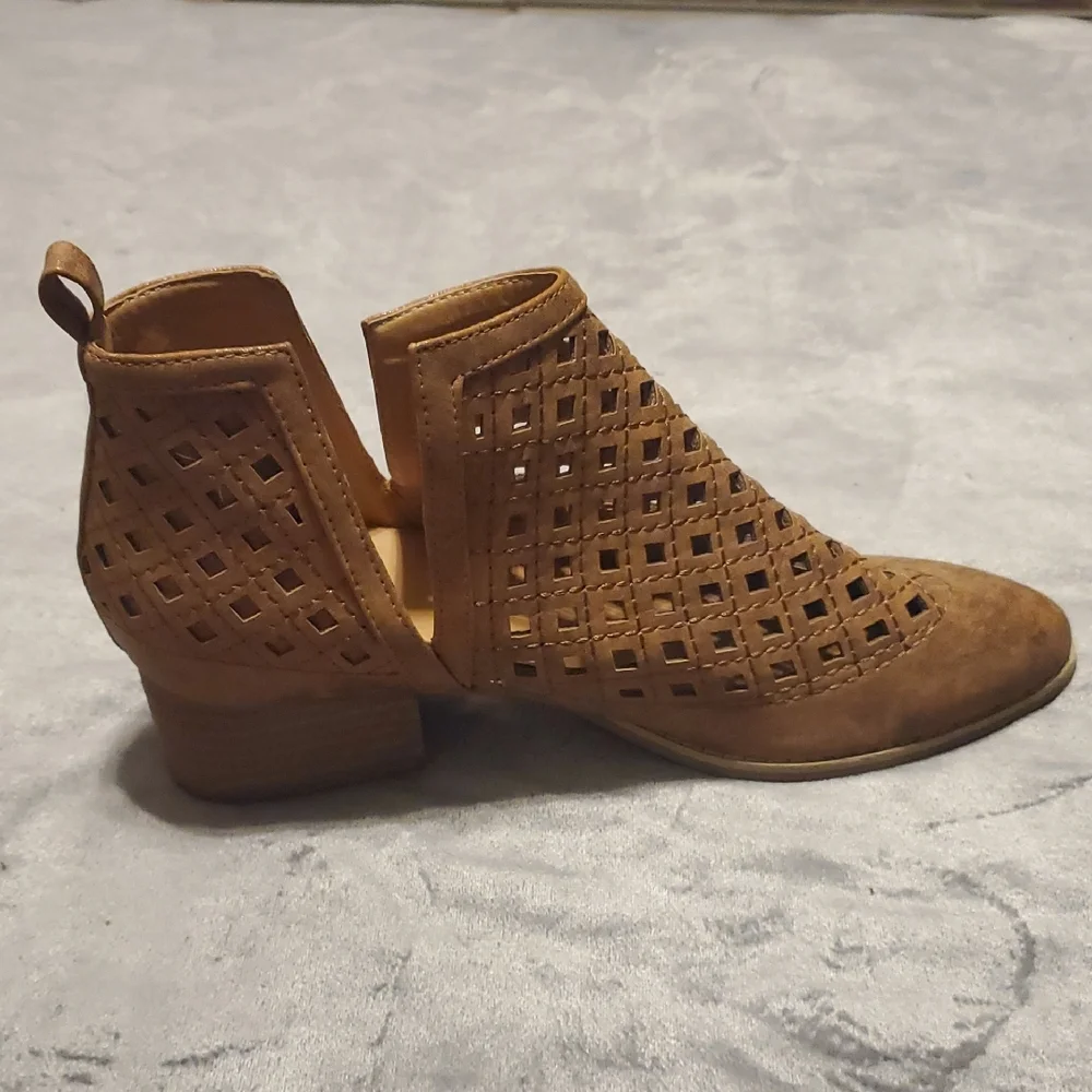 A Rider Girl Chic Bronze Women's Ankle Booties - Picture 7 of 14